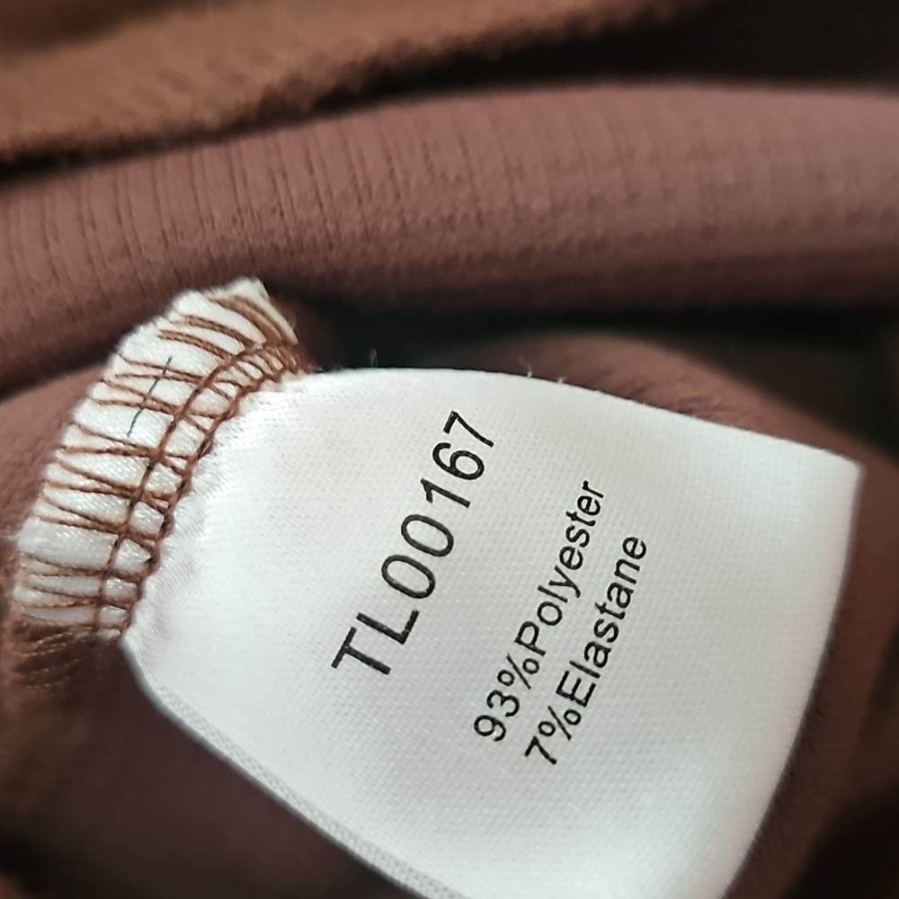 Casual Brown Thermal  Button-Up Henley Top - Picture 4 of 7